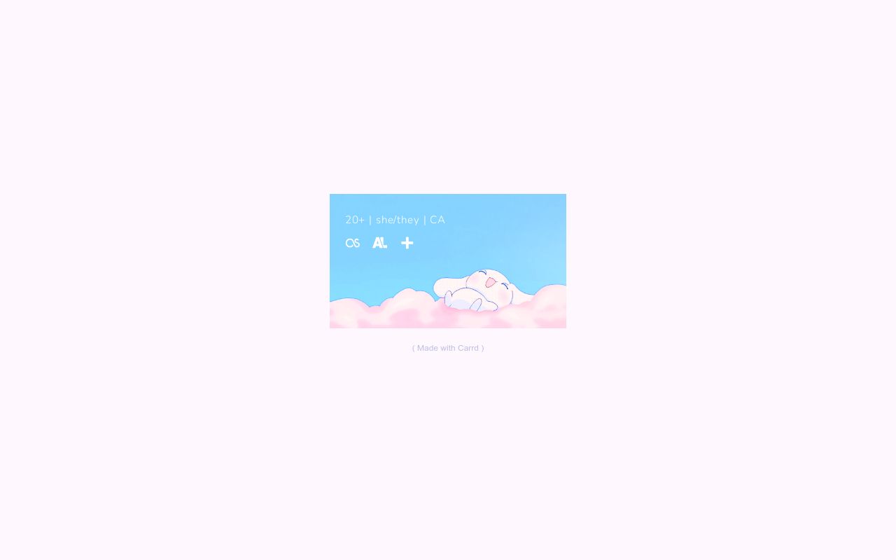 Carrd profile picture for @heal